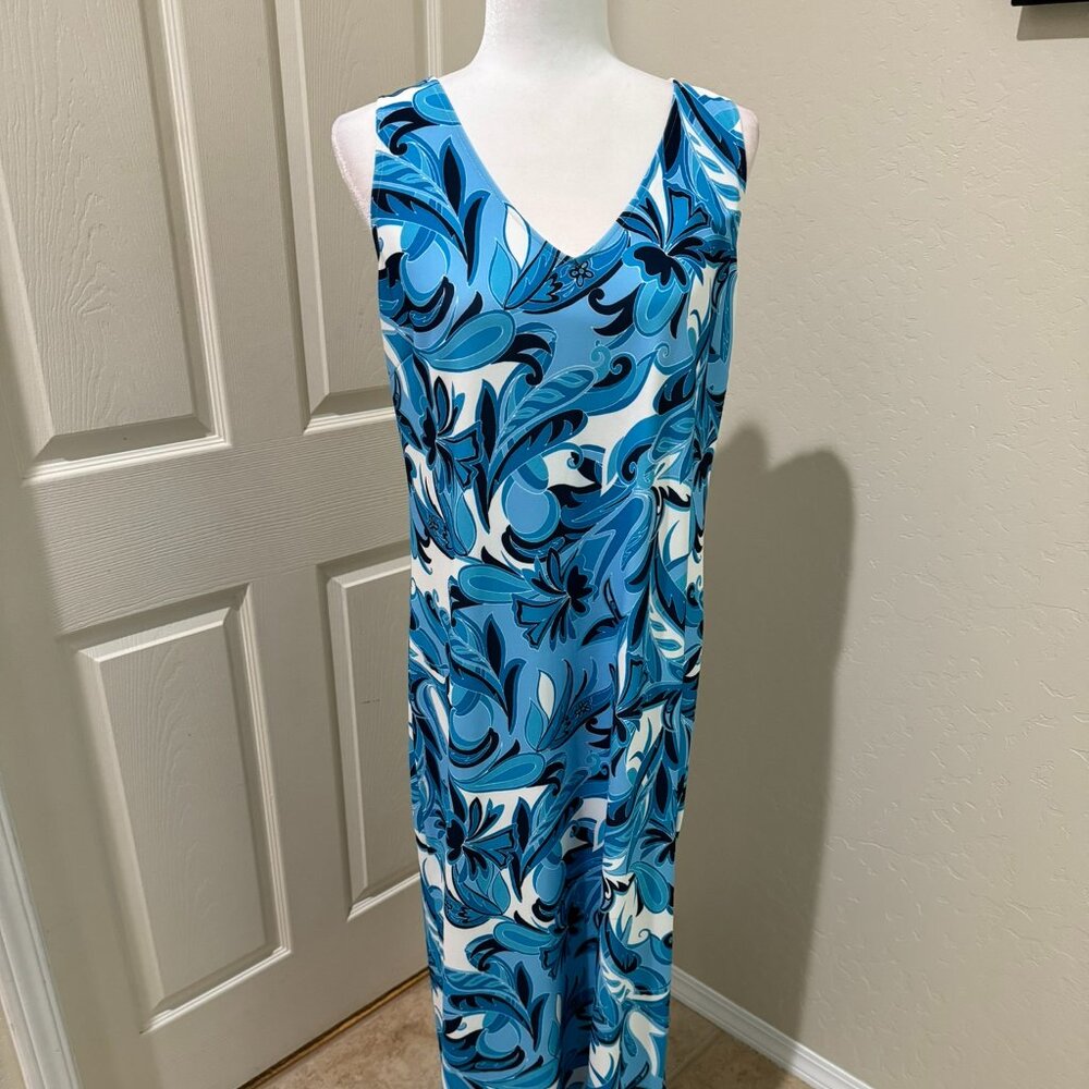 Boston Proper - Beyond Travel Islamorada V Neck Maxi Dress - Size L